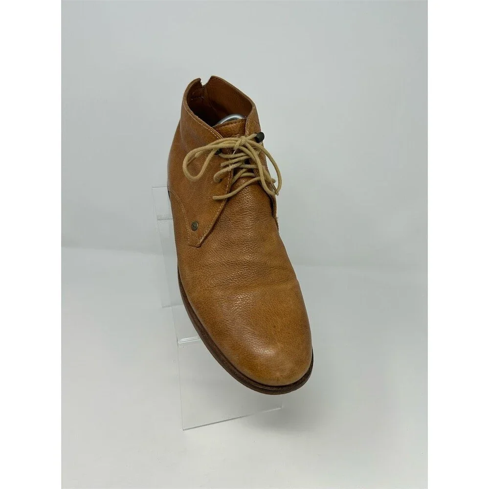 Frank Wright Smith Men's Chukka Desert Ankle Boots Brown Lace Up Size 10